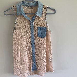 Floral Charlotte Russe tank top